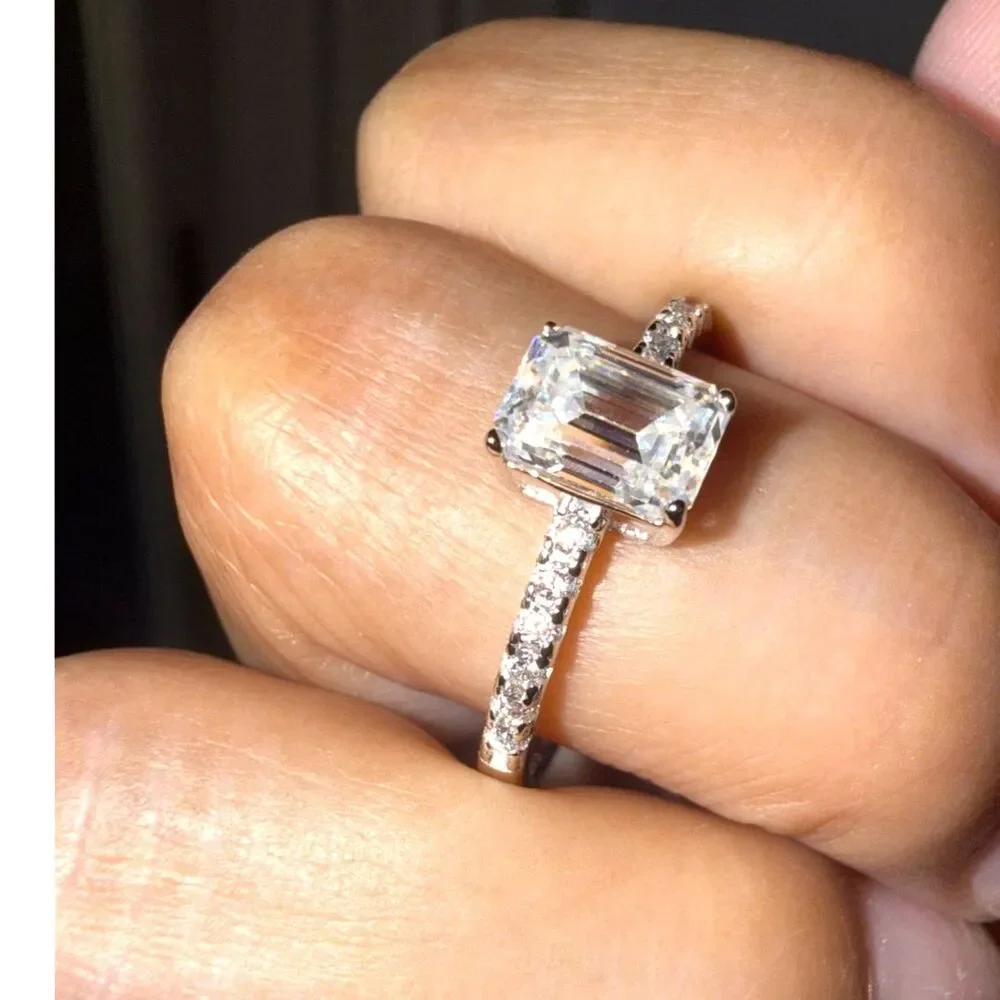 Moissanite beautiful elegant
